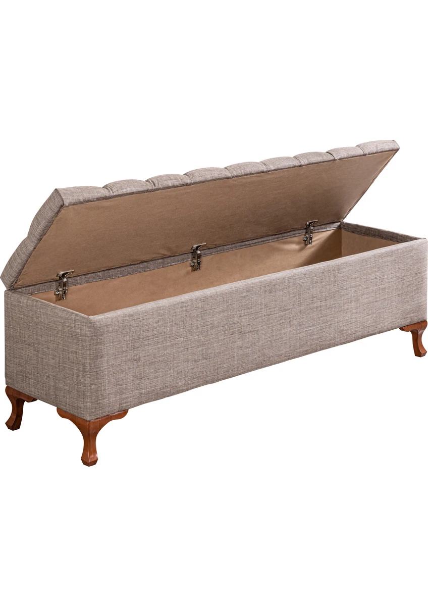 Yatak Ucu Pufu Luna Bench Sandıklı Ayakucu Pufu 180 cm